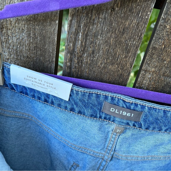 DL1961 Hepburn High Rise Wide Leg Carter Jeans NWT Sz 31 - Picture 5 of 16